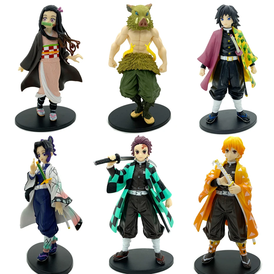 16cm Anime demon slayer figure toy Kimetsu no Yaiba Kamado Tanjirou Nezuko Agatsuma Zenitsu Hashibira Inosuke figure toys
16cm Anime demon slayer figure toy Kimetsu no Yaiba Kamado Tanjirou Nezuko Agatsuma Zenitsu Hashibira Inosuke figure toys