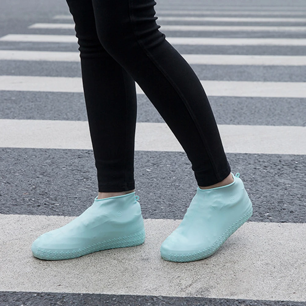 Silicone Overshoes Reusable Waterproof Rainproof Men Shoes Covers Rain Boots Non-slip Washable Unisex Wear-Resistant Recyclable
Silicone Overshoes Reusable Waterproof Rainproof Men Shoes Covers Rain Boots Non-slip Washable Unisex Wear-Resistant Recyclable