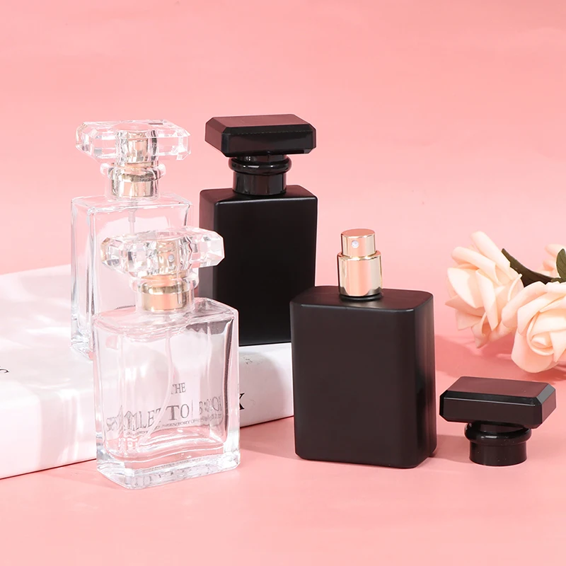 30ml 50ml Colorful Square Thick Glass Refillable Perfume Bottle Cover Screw Top Sprayer Pump Perfume Bottles Empty Container
30ml 50ml Colorful Square Thick Glass Refillable Perfume Bottle Cover Screw Top Sprayer Pump Perfume Bottles Empty Container