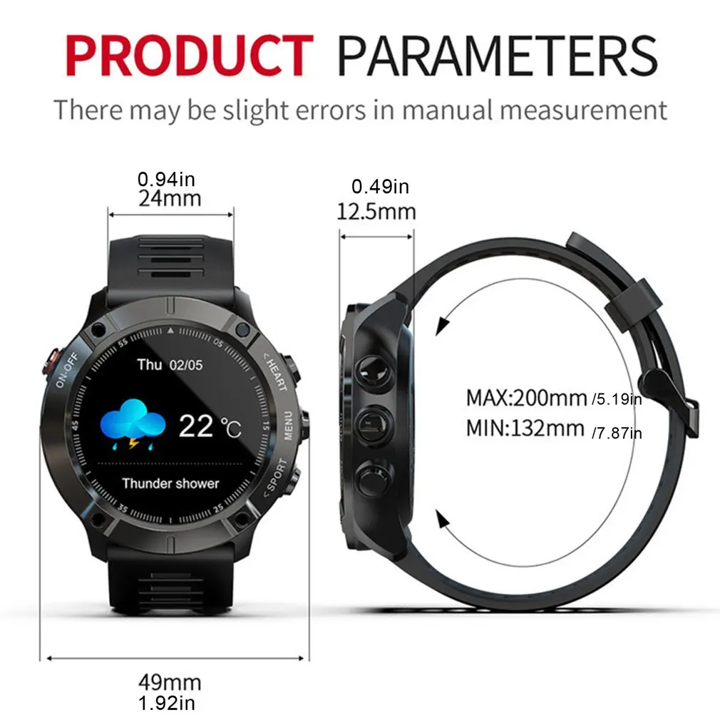 Practical And Durable Smart Watch Heart Rate Sleep Monitoring Waterproof Multiple Functions Waterproof Smart Watch
Practical And Durable Smart Watch Heart Rate Sleep Monitoring Waterproof Multiple Functions Waterproof Smart Watch