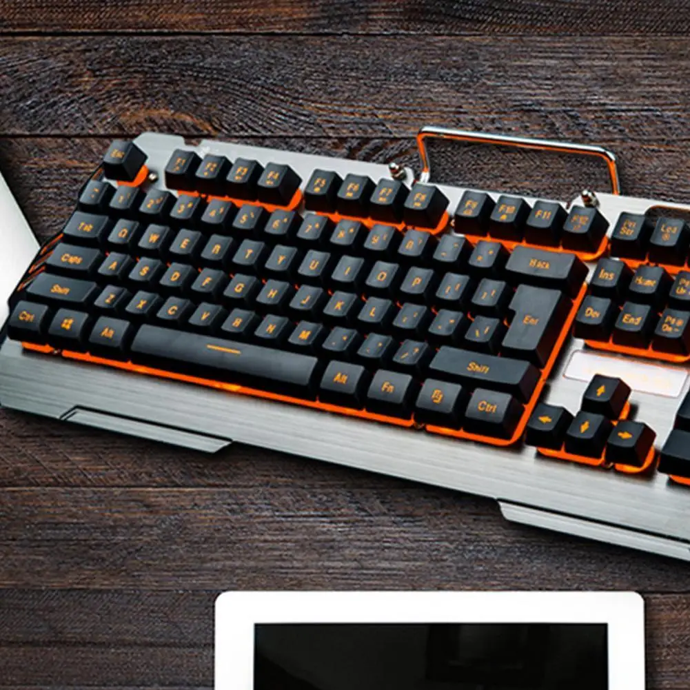 104 Keys USB Wired Keyboard With Backlight RGB Anti-ghosting Mechanical Gaming Keyboard For PC Desktop Waterproof Gamer Keyboard
104 Keys USB Wired Keyboard With Backlight RGB Anti-ghosting Mechanical Gaming Keyboard For PC Desktop Waterproof Gamer Keyboard