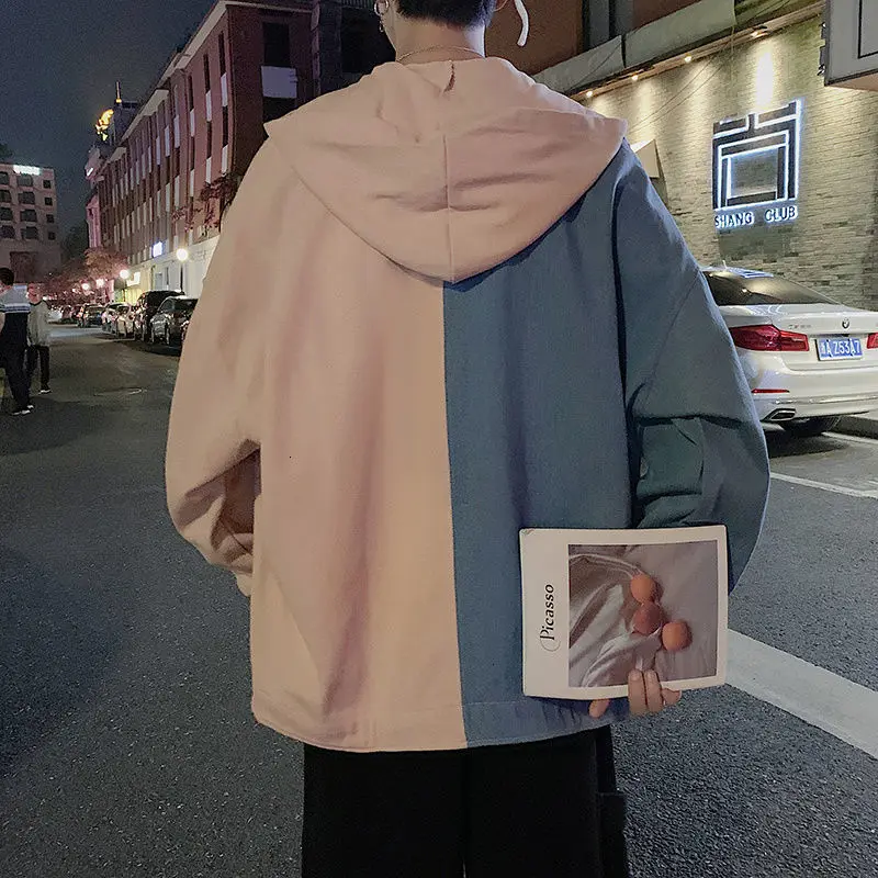 Neploha Men's Casual Patchwork Jacket Woman Oversize Hooded Coats Korean Streetwear Male Clothing Harajuku Style
Neploha Men's Casual Patchwork Jacket Woman Oversize Hooded Coats Korean Streetwear Male Clothing Harajuku Style