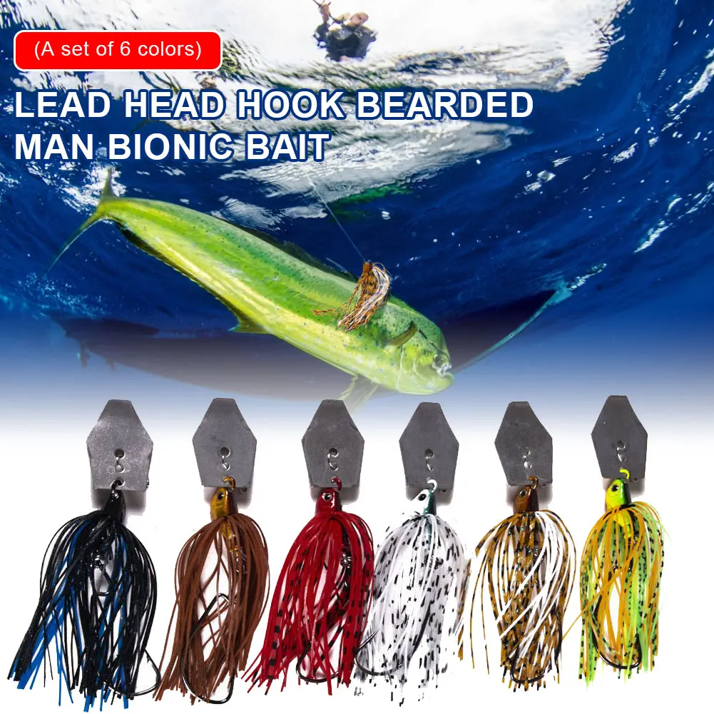 6-Color Artificial Fishing Baits Beards Rotating Hanging Simulation Lures Set Artificial Beard Bionic Bait Fishing Tackle
6-Color Artificial Fishing Baits Beards Rotating Hanging Simulation Lures Set Artificial Beard Bionic Bait Fishing Tackle