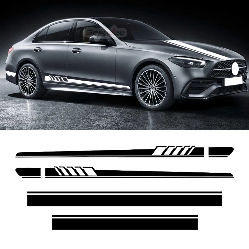 Edition 1 Car Side Skirt Stickers Hood Roof Stripe Decal For Mercedes Benz C Class W205 4-Door Sedan Saloon Car Accessories
Edition 1 Car Side Skirt Stickers Hood Roof Stripe Decal For Mercedes Benz C Class W205 4-Door Sedan Saloon Car Accessories
