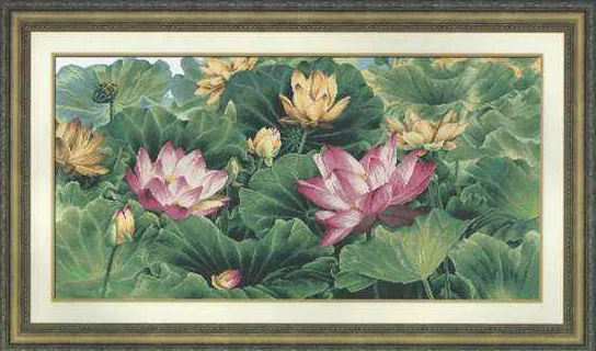 A Feast of Lotus Flowers Decorations blossom Needlework Cross stitch Kits 14CT Unprinted Embroidery Cross-Stitching,DIY Handmade
A Feast of Lotus Flowers Decorations blossom Needlework Cross stitch Kits 14CT Unprinted Embroidery Cross-Stitching,DIY Handmade
