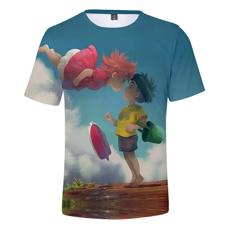 2021 New Ponyo on the Cliff Printed 3D T-shirt Men/women/Children Summer Fashion Clothes Casual Short Sleeve Boys Girls Tee Tops
2021 New Ponyo on the Cliff Printed 3D T-shirt Men/women/Children Summer Fashion Clothes Casual Short Sleeve Boys Girls Tee Tops