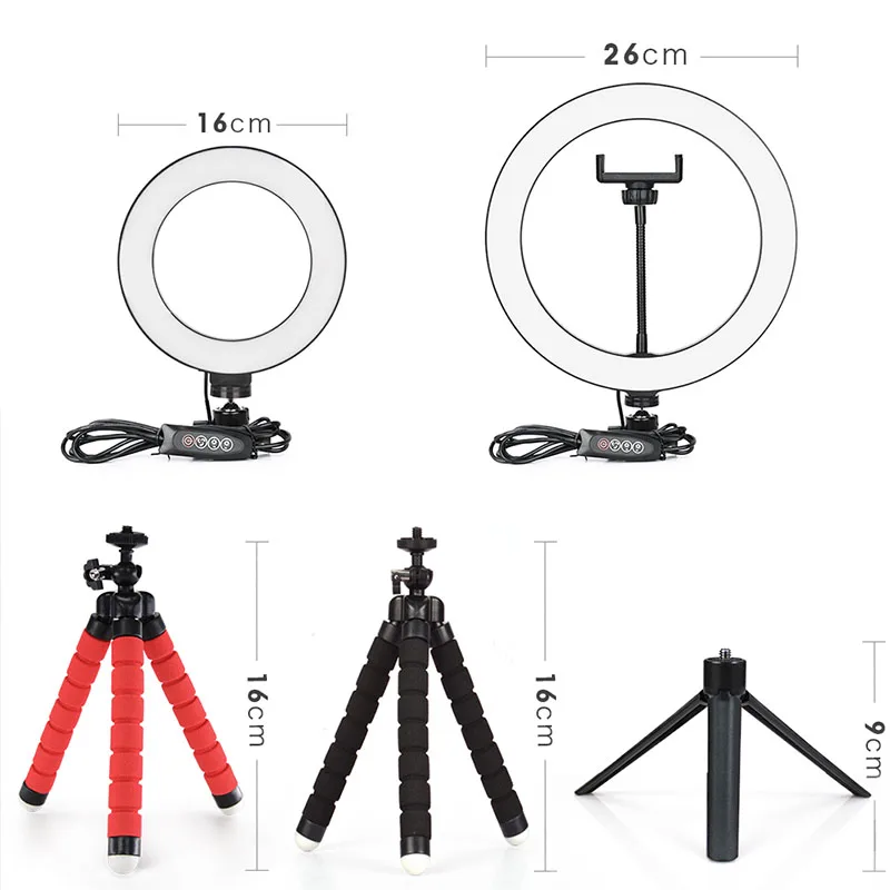 Selfie Ring Light Round Led Rim Of Lamp With Phone Holder Desk Lamp With Tripod Stand Ring light For Live Tiktok Photo Light RGB
Selfie Ring Light Round Led Rim Of Lamp With Phone Holder Desk Lamp With Tripod Stand Ring light For Live Tiktok Photo Light RGB