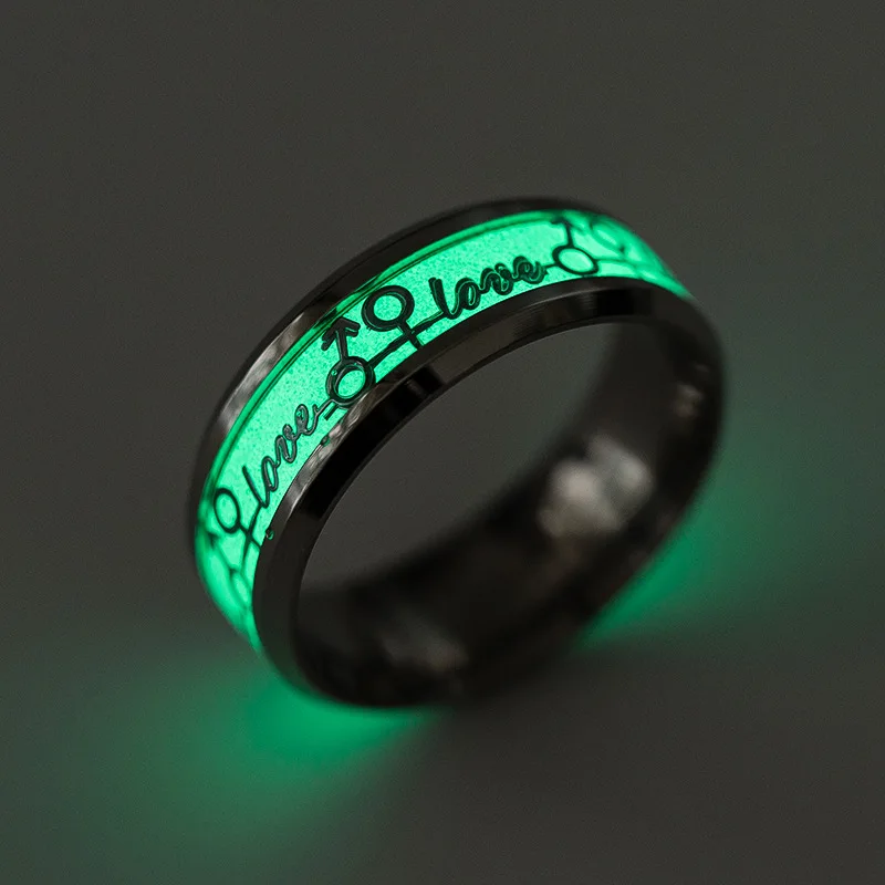 AsJerlya Couple Luminous Love Ring Stainless Steel Fluorescent Ring Couple 2021 New Fashion Jewelry Gift For Boyfriend
AsJerlya Couple Luminous Love Ring Stainless Steel Fluorescent Ring Couple 2021 New Fashion Jewelry Gift For Boyfriend