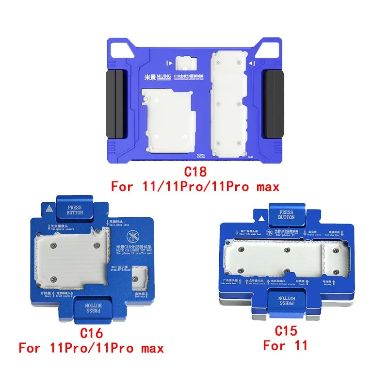MiJing C15 C16 C18 Motherboard Middle for iPhone X/XS/XS Max/11 11PRO 11Pro Max Logic board Lower Layered Layer Tester Platform
MiJing C15 C16 C18 Motherboard Middle for iPhone X/XS/XS Max/11 11PRO 11Pro Max Logic board Lower Layered Layer Tester Platform