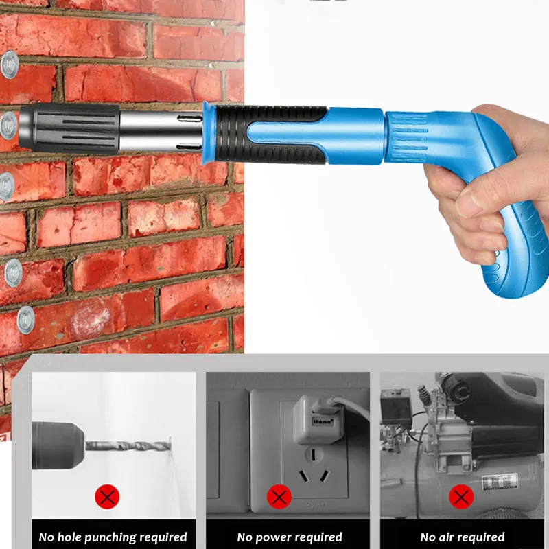 Power Tools Steel Nails Guns Rivet Tool Low Noise Installation Home DIY Labor Saving Tool Woodworking/Metalworking Accessories
Power Tools Steel Nails Guns Rivet Tool Low Noise Installation Home DIY Labor Saving Tool Woodworking/Metalworking Accessories