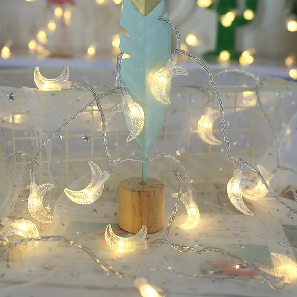 Moon Shape LED String Lights Garland Fairy Light Wedding Party Ramadan Decoration Eid Lighting Gift For Mubarak 1.5M/3M/6M
Moon Shape LED String Lights Garland Fairy Light Wedding Party Ramadan Decoration Eid Lighting Gift For Mubarak 1.5M/3M/6M