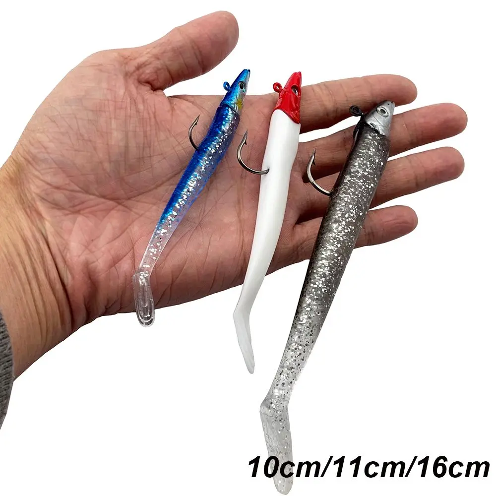 High Quaility Swim Silicone Luminous Artificial Soft Bait Fish Eel Lure Lead Jig Head Worm Barbed Hook
High Quaility Swim Silicone Luminous Artificial Soft Bait Fish Eel Lure Lead Jig Head Worm Barbed Hook