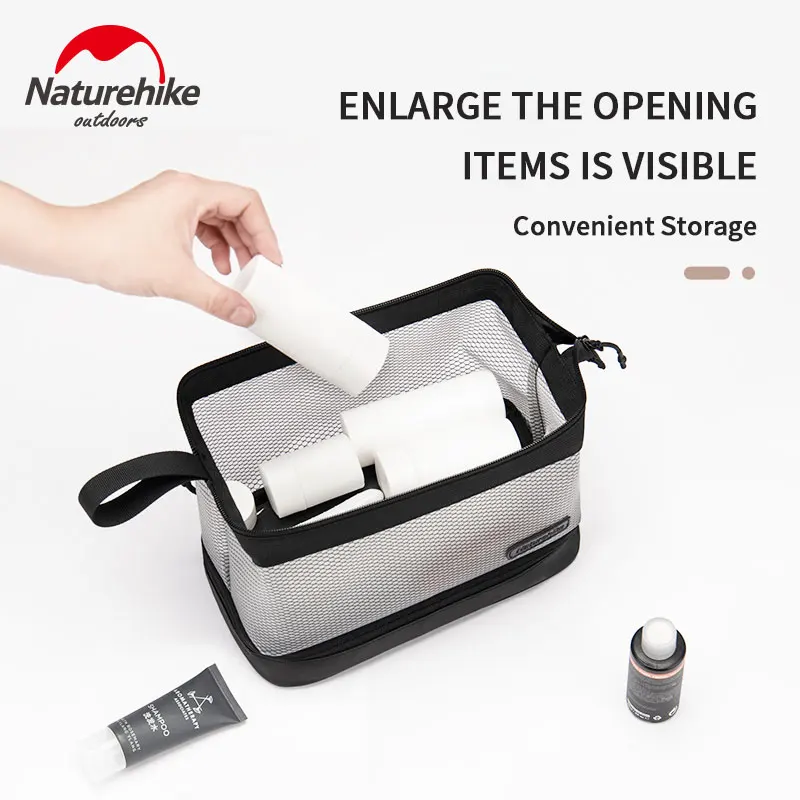 Naturehike Double Layer Dry and Wet Separation Wash Bag Travel Supplies Portable Storage Bag TPU Outdoor Camping Waterproof
Naturehike Double Layer Dry and Wet Separation Wash Bag Travel Supplies Portable Storage Bag TPU Outdoor Camping Waterproof