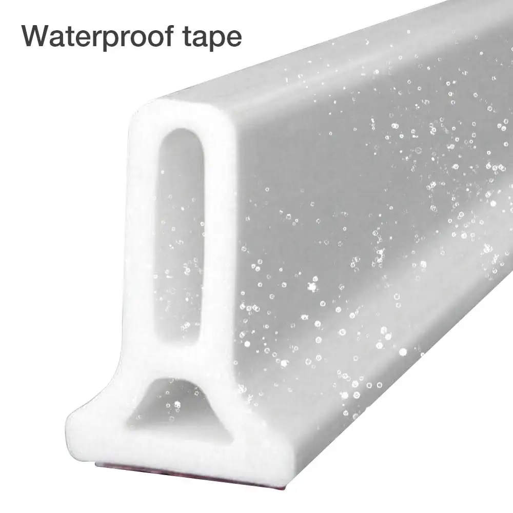 Shower Barrier Water Stopper Bathroom Waterproof Strip Rubber Adjustable Size Strap Belt Water Blocker Bathroom Accessories
Shower Barrier Water Stopper Bathroom Waterproof Strip Rubber Adjustable Size Strap Belt Water Blocker Bathroom Accessories