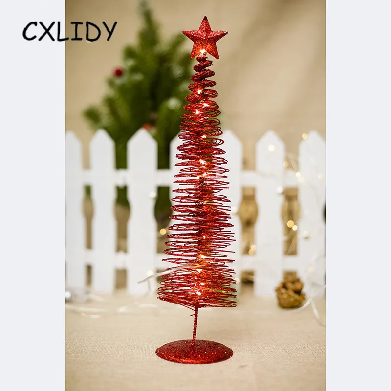 35cm Christmas Decoration Glowing Nordic Ins Christmas Tree Decorations Creative Round Light Metal Desktop Small Ornaments Decor
35cm Christmas Decoration Glowing Nordic Ins Christmas Tree Decorations Creative Round Light Metal Desktop Small Ornaments Decor