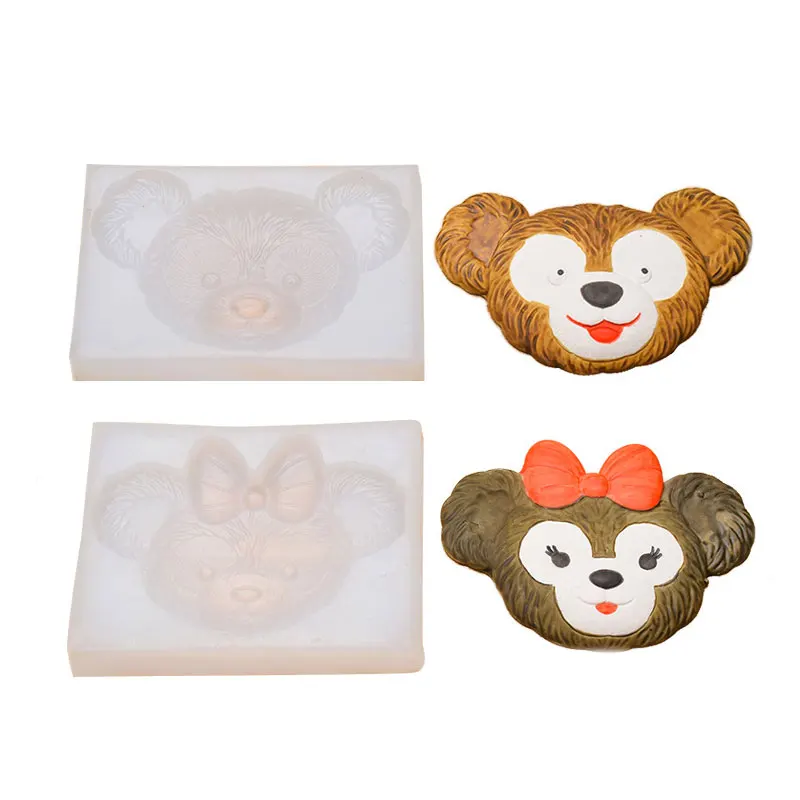 Cute Bear Fondant Silicone Mold Cake Decorating Tools Polymer Clay Brickearth Plaster Decoration Crystal Glue DIY Chocolate Mold
Cute Bear Fondant Silicone Mold Cake Decorating Tools Polymer Clay Brickearth Plaster Decoration Crystal Glue DIY Chocolate Mold