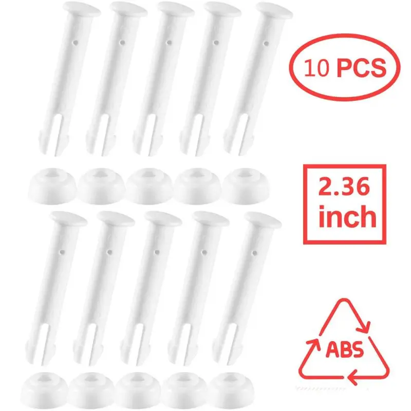 10Pcs Plastic Pool Joint Pins and Seal for Intex 13ft-24ft Metal Frame Pools with Rubber Seals Pool Replacement Parts HX6C
10Pcs Plastic Pool Joint Pins and Seal for Intex 13ft-24ft Metal Frame Pools with Rubber Seals Pool Replacement Parts HX6C