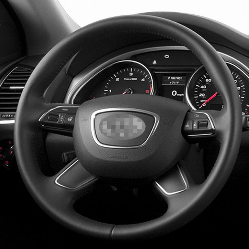 For Audi A4L Q7 Car Steering Wheel Horn Button Cover Auto Plastic ABS Steering Wheel Cover Accessories 
For Audi A4L Q7 Car Steering Wheel Horn Button Cover Auto Plastic ABS Steering Wheel Cover Accessories