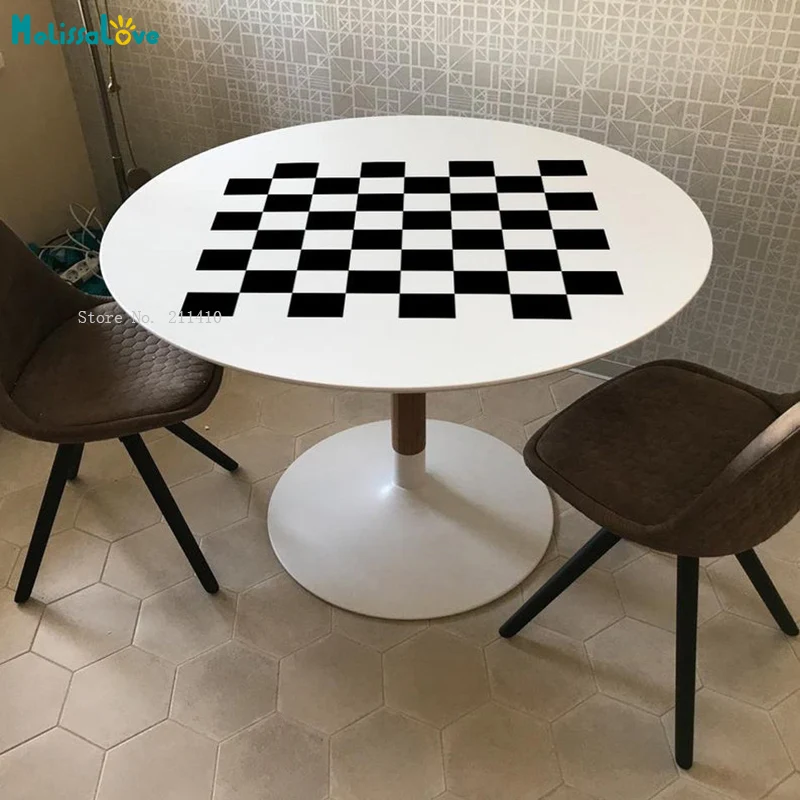 Шахматы и шахматы игра настольная виниловая наклейка умный дизайн домашний