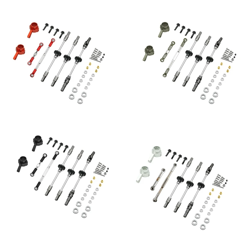 6WD Metal Steel Gear Front Middle & Rear Axle Bridge Steering Cup Kit for WPL B16 B36 6X6 1/16 RC Car Upgrade Parts
6WD Metal Steel Gear Front Middle & Rear Axle Bridge Steering Cup Kit for WPL B16 B36 6X6 1/16 RC Car Upgrade Parts