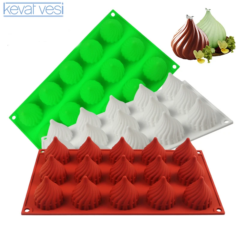 15 Cell Whirlwind Mousse Cake Mold Onion Shape Silicone Mold Chocolate Jelly Cake Mould French Dessert Baking Mold Kitchen Tool
15 Cell Whirlwind Mousse Cake Mold Onion Shape Silicone Mold Chocolate Jelly Cake Mould French Dessert Baking Mold Kitchen Tool