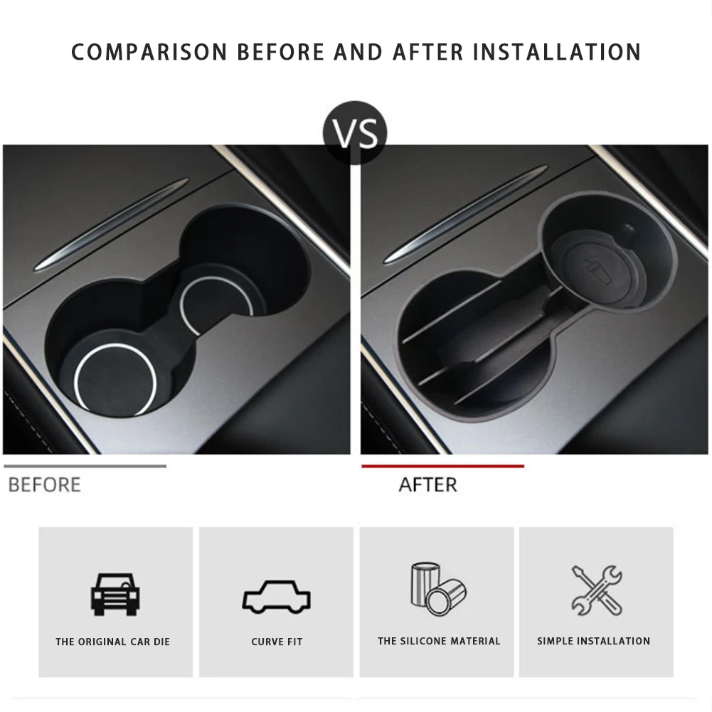Car Organizer Easy Install Cup Holder Accessories Auto Durable TPE Direct Fit Center Console Storage For Tesla Model 3 Y 2021
Car Organizer Easy Install Cup Holder Accessories Auto Durable TPE Direct Fit Center Console Storage For Tesla Model 3 Y 2021