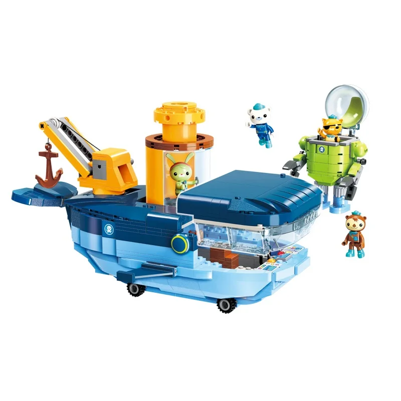 The Octonauts Serise Blue Whale Boat Set Bricks Building Blocks Toys for Children Kids Gifts Cartoons Animation Model 630Pcs
The Octonauts Serise Blue Whale Boat Set Bricks Building Blocks Toys for Children Kids Gifts Cartoons Animation Model 630Pcs