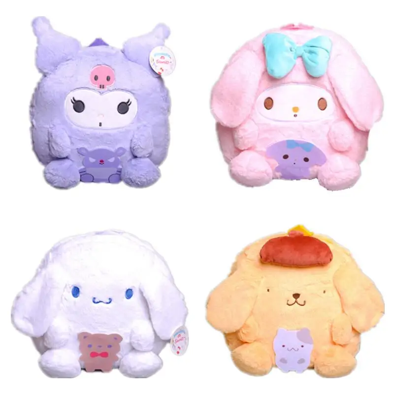 30 см Kawaii аниме Kuromi Cinnamoroll MyMelody плюшевая сумка игрушка мягкая набивная плюшевая кукла рюкзак для девочек Рождественский подарок
30 см Kawaii аниме Kuromi Cinnamoroll MyMelody плюшевая сумка игрушка мягкая набивная плюшевая кукла рюкзак для девочек Рождественский подарок