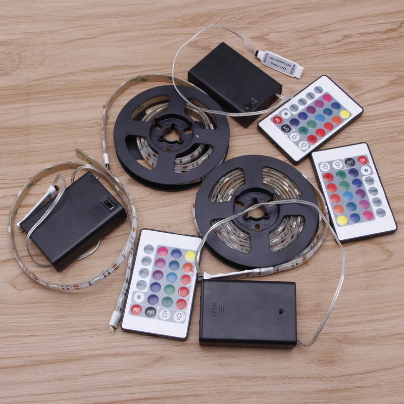 Водонепроницаемая гибкая светодиодная ленсветильник RGB 50-200 см 5050 + пульт дистанционного управления на 24 кнопки
Водонепроницаемая гибкая светодиодная ленсветильник RGB 50-200 см 5050 + пульт дистанционного управления на 24 кнопки