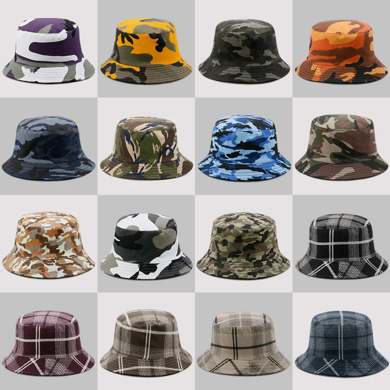 2022 Wholesale 21 Colors Bucket Hats for Woman Spring and Summer Outdoor Camouflage Fisherman's Sun Cap Man Leisure Boonie Hats
2022 Wholesale 21 Colors Bucket Hats for Woman Spring and Summer Outdoor Camouflage Fisherman's Sun Cap Man Leisure Boonie Hats