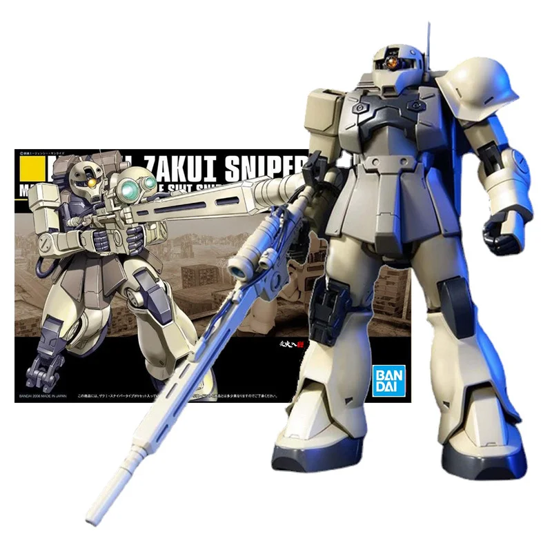 Bandai Genuine Gundam Model Kit Anime Figure HGUC Zaku I Sniper Type Collection Gunpla Anime Action Figure Toys for Children
Bandai Genuine Gundam Model Kit Anime Figure HGUC Zaku I Sniper Type Collection Gunpla Anime Action Figure Toys for Children