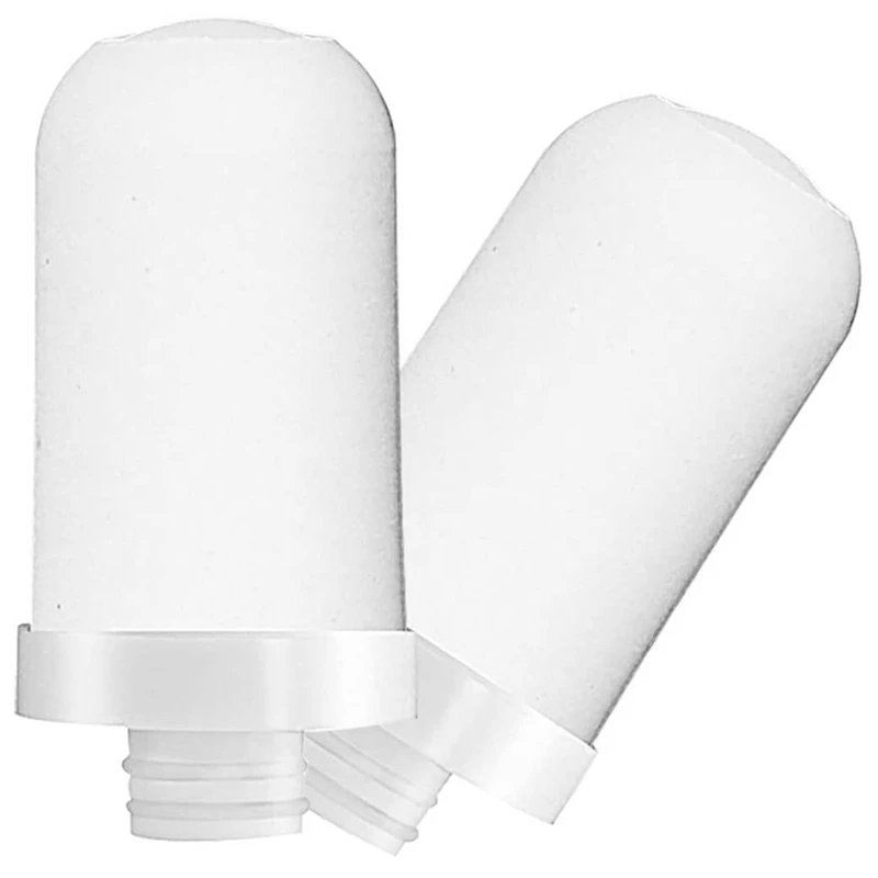 Faucet Water Filter Cartridges, Hima 2 Pack 8-Layer Cleaning Universal Deep Sea Diatom Earth Ceramic Filter
Faucet Water Filter Cartridges, Hima 2 Pack 8-Layer Cleaning Universal Deep Sea Diatom Earth Ceramic Filter