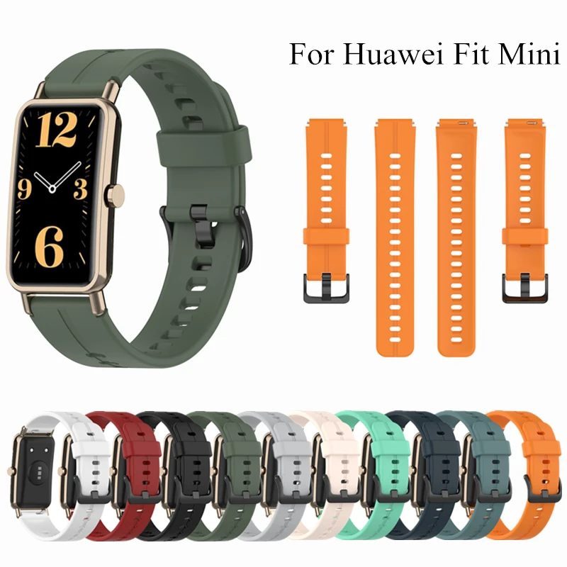Ремешок мягкий силиконовый для смарт-часов Huawei, спортивный сменный Браслет Для Huawei Fit Mini, аксессуары
Ремешок мягкий силиконовый для смарт-часов Huawei, спортивный сменный Браслет Для Huawei Fit Mini, аксессуары