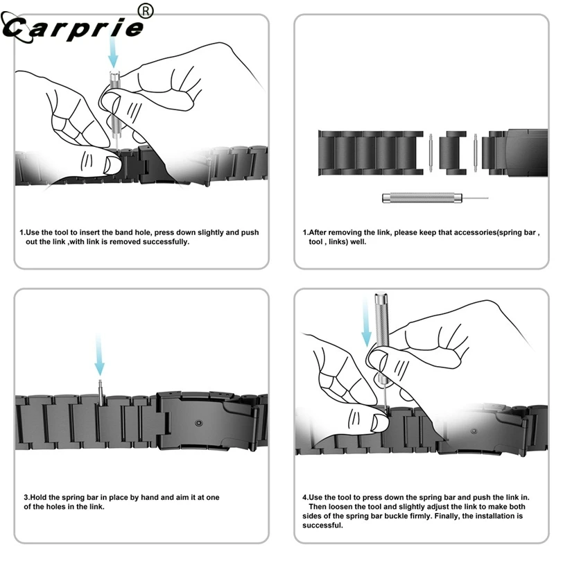 CARPRIE Titanium Alloy WatchBand Replacement Straps Bracelet Watch Strap For GARMIN Forerunner 945/935/fenix5 907
CARPRIE Titanium Alloy WatchBand Replacement Straps Bracelet Watch Strap For GARMIN Forerunner 945/935/fenix5 907