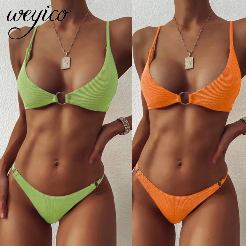 Women Solid Sexy Bikini Set Push Up Swimwear Female Summer Bathing Suit Beachwear Swimsuit Lady Two Piece Brazilian Biquini
Women Solid Sexy Bikini Set Push Up Swimwear Female Summer Bathing Suit Beachwear Swimsuit Lady Two Piece Brazilian Biquini