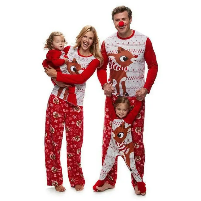 Christmas Family Matching Pajamas Set Father Mother Baby Kids Long Sleeve Xmas Santa Sleepwear Warm Homewear Outfits
Christmas Family Matching Pajamas Set Father Mother Baby Kids Long Sleeve Xmas Santa Sleepwear Warm Homewear Outfits