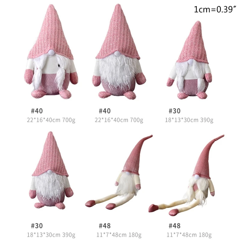Christmas Gnomes Decorations Handmade Swedish Tomte Doll with LED Lighting Nose 57BB
Christmas Gnomes Decorations Handmade Swedish Tomte Doll with LED Lighting Nose 57BB
