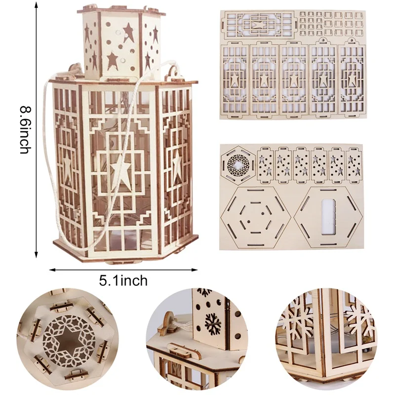 Snowflake Wooden Lantern With Light Merry Christmas Decoration For Home Christmas Tree Ornaments 2020 Xmas Navidad New Year 2021
Snowflake Wooden Lantern With Light Merry Christmas Decoration For Home Christmas Tree Ornaments 2020 Xmas Navidad New Year 2021