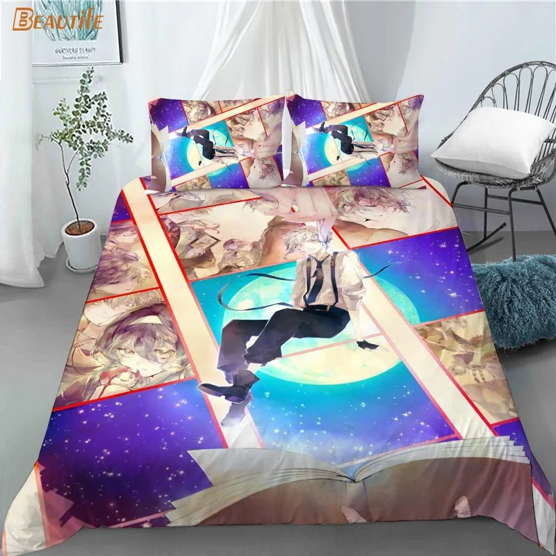 Bungou Stray Dogs Anime 1 Duvet Cover 2 Pillowcases Polyester Fabric Bedding Set Family Boy Kid Set Duvet Cover Set 10-27
Bungou Stray Dogs Anime 1 Duvet Cover 2 Pillowcases Polyester Fabric Bedding Set Family Boy Kid Set Duvet Cover Set 10-27
