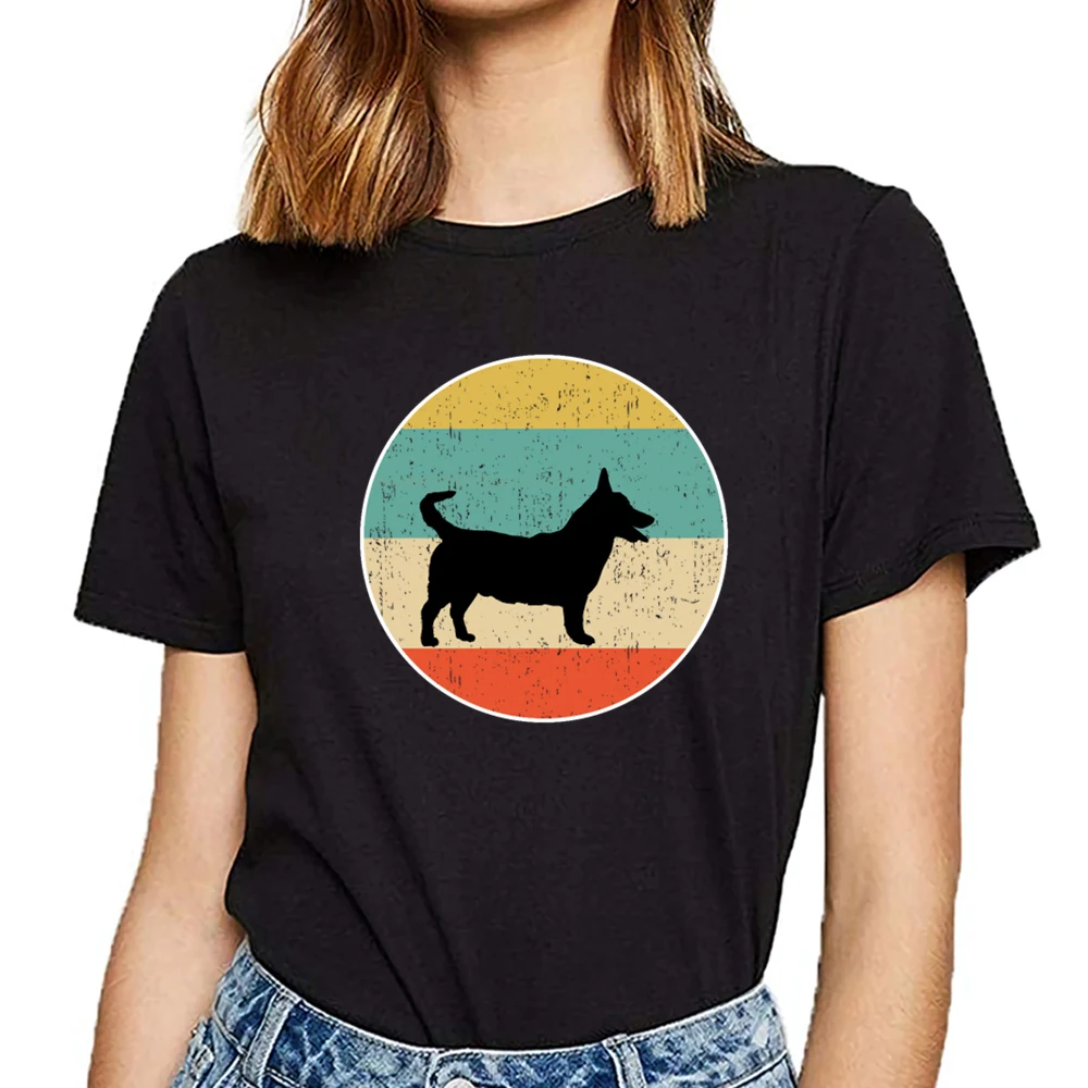 Tops T Shirt Women lancashire heeler dog design Basic Black Print Female Tshirt
Tops T Shirt Women lancashire heeler dog design Basic Black Print Female Tshirt