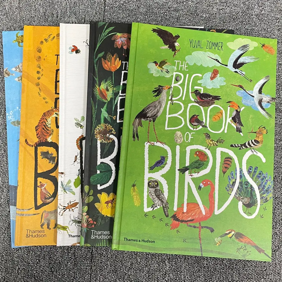 2021 Newest Hot English Natural Science Art Picture Book The Big Book Of Series 5-volume co-sale Hardcover Open Anti-pressure
2021 Newest Hot English Natural Science Art Picture Book The Big Book Of Series 5-volume co-sale Hardcover Open Anti-pressure