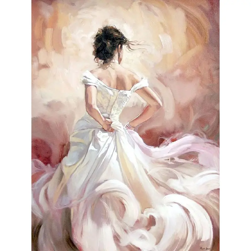 GATYZTORY Full Square Diamond Painting White Dress 5D DIY Diamond Embroidery Mosaic Figure Art Kits Home Decoration
GATYZTORY Full Square Diamond Painting White Dress 5D DIY Diamond Embroidery Mosaic Figure Art Kits Home Decoration