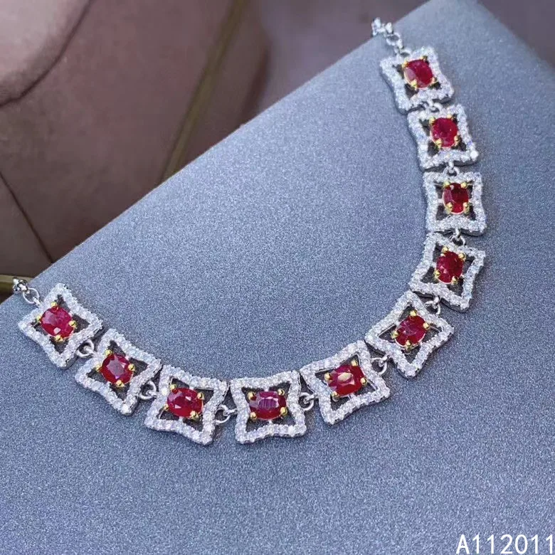 KJJEAXCMY Fine Jewelry 925 Sterling Silver inlaid gemstone ruby luxury women hand bracelet support test hot selling
KJJEAXCMY Fine Jewelry 925 Sterling Silver inlaid gemstone ruby luxury women hand bracelet support test hot selling