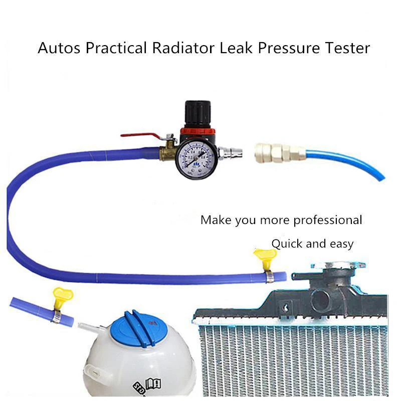 Universal Car Cooling Radiator Pressure Tester Water Tank Detector Checker Tool checker suitable for most cars
Universal Car Cooling Radiator Pressure Tester Water Tank Detector Checker Tool checker suitable for most cars