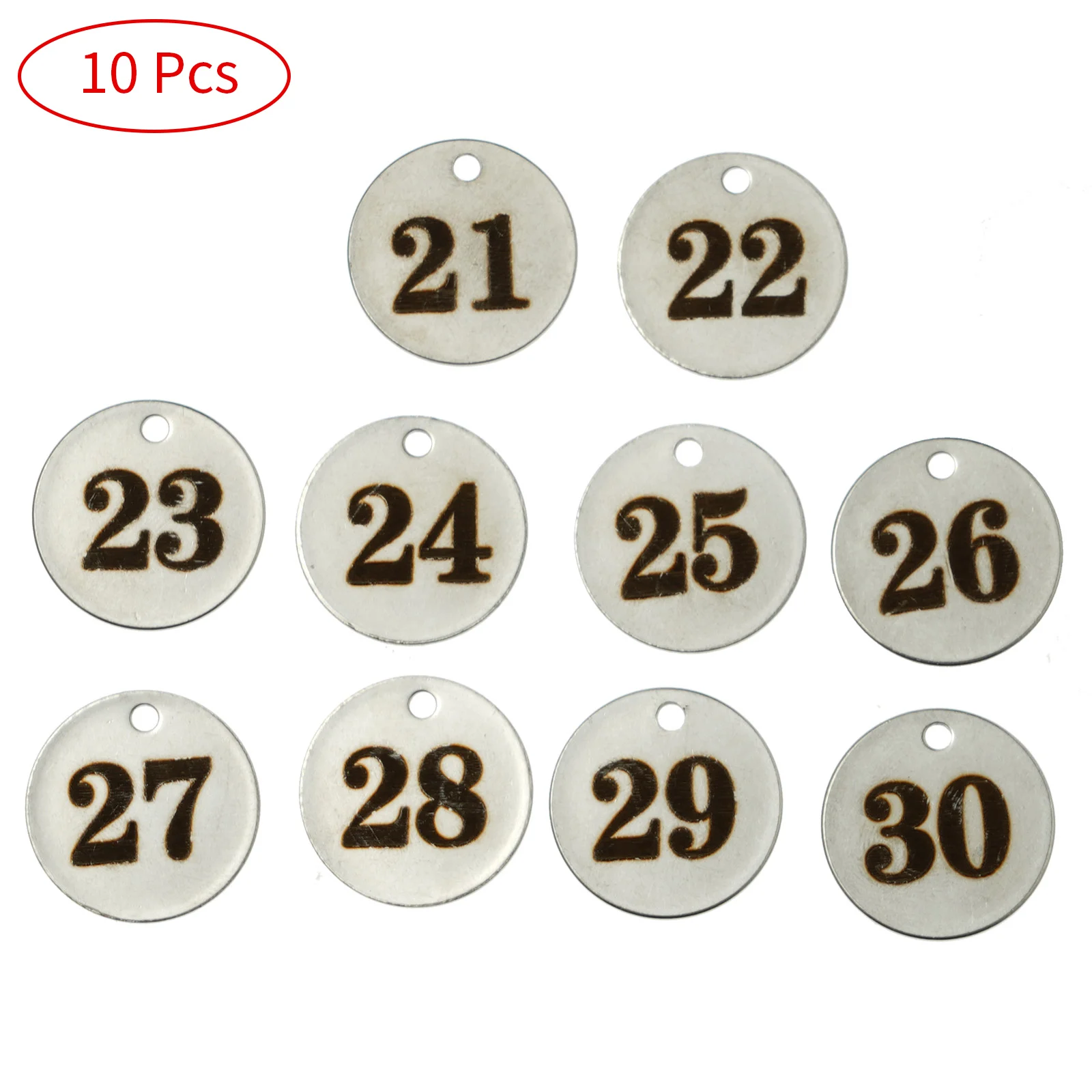 10Pcs Number Tags Kit Round Engraved Labels Stainless Steel Numbers Organizer DIY Hanging Ring Tag for Gyms Sauna Rooms Hotels
10Pcs Number Tags Kit Round Engraved Labels Stainless Steel Numbers Organizer DIY Hanging Ring Tag for Gyms Sauna Rooms Hotels