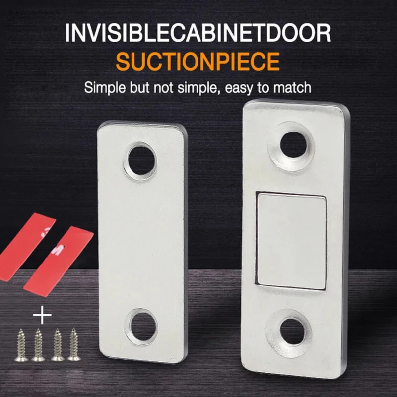 Punch-free Magnetic Door Closer Ultra-thin Invisible Magnetic Door Stoppers multi-uses cupboard wardrobe drawer Door stopper set
Punch-free Magnetic Door Closer Ultra-thin Invisible Magnetic Door Stoppers multi-uses cupboard wardrobe drawer Door stopper set