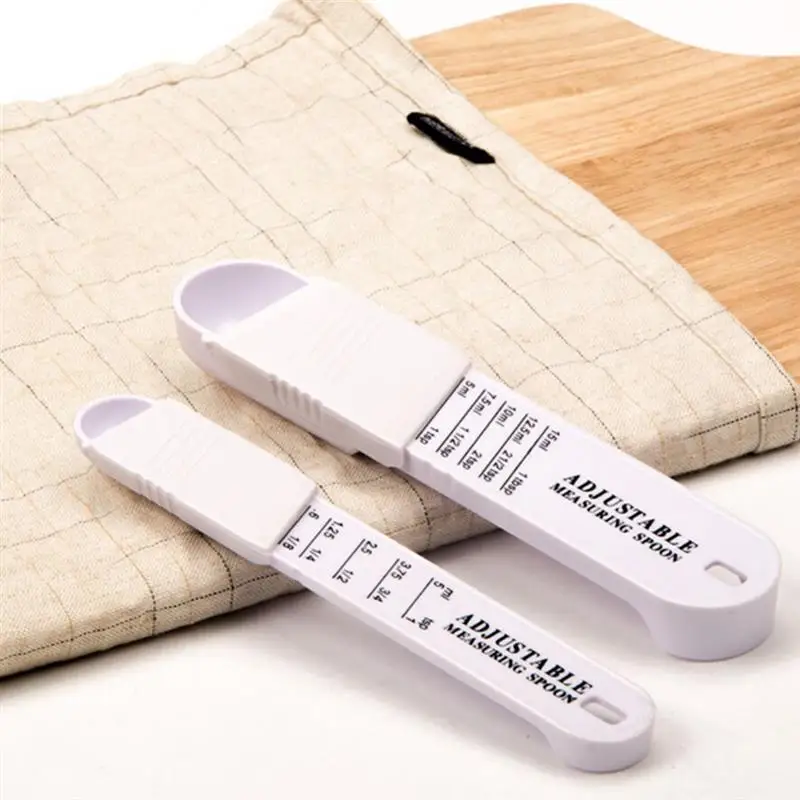 2PCS Adjustable Scale Measuring Spoon Creative Metering Spoon Adjustable Teaspoon Baking Tool Kitchen Accessories For Home
2PCS Adjustable Scale Measuring Spoon Creative Metering Spoon Adjustable Teaspoon Baking Tool Kitchen Accessories For Home