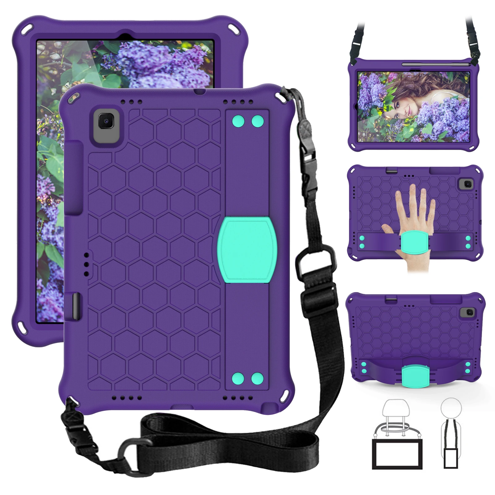 EVA Kids Safe Shockproof Hand Strap Stand Tablet Cover For Samsung Galaxy Tab S5e 10.5 Inch 2019 T720 T725 SM-T720 SM-T725 Case
EVA Kids Safe Shockproof Hand Strap Stand Tablet Cover For Samsung Galaxy Tab S5e 10.5 Inch 2019 T720 T725 SM-T720 SM-T725 Case