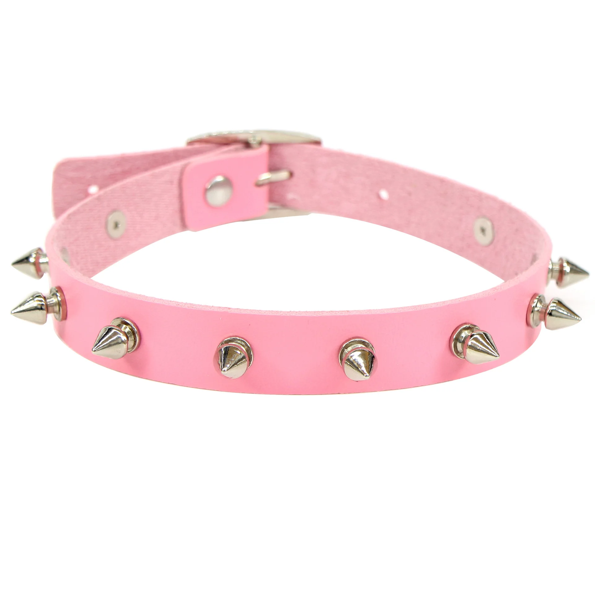 Punk fashion sharp rivet leather collar Japanese Harajuku collar Cosplay Gothic Rock neck chain leather chain
Punk fashion sharp rivet leather collar Japanese Harajuku collar Cosplay Gothic Rock neck chain leather chain