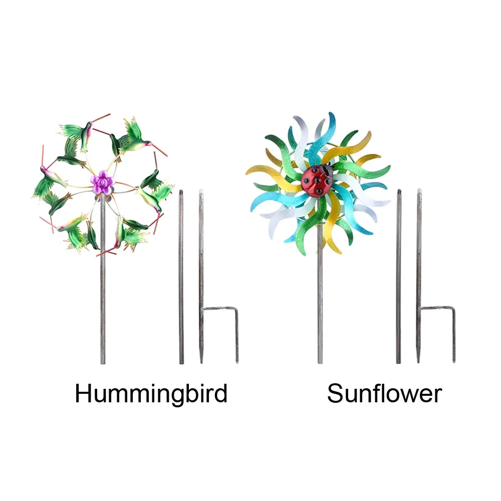 Metal Garden Decor Lawn Iron Art Patio Easy Install Sculpture Vertical Wind Spinner Hummingbird Sunflower Outdoor Yard Backyard 
Metal Garden Decor Lawn Iron Art Patio Easy Install Sculpture Vertical Wind Spinner Hummingbird Sunflower Outdoor Yard Backyard